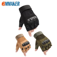 outdoor cycling gloves tactical airsoft sport fishing half finger type military men combat gloves shooting bicycle accessories