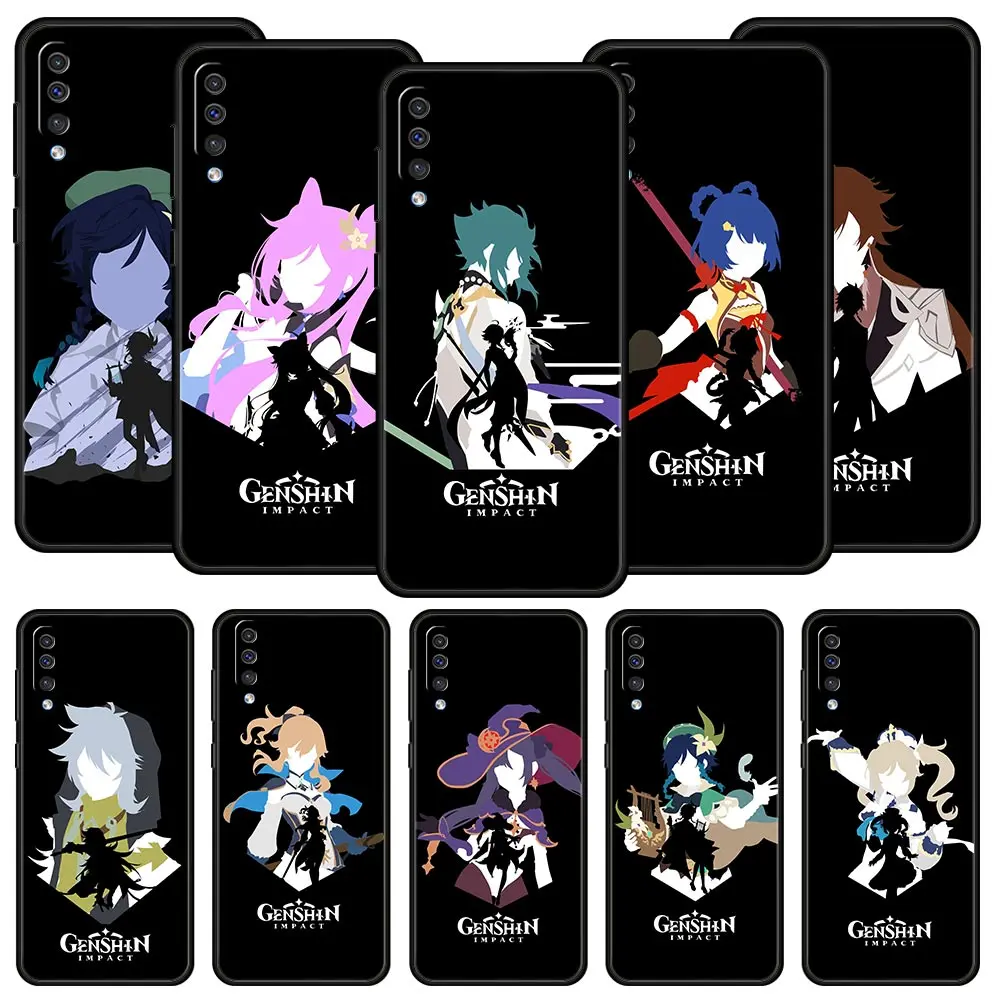 

Чехол для телефона Samsung Galaxy A52 с логотипом Genshin Impact, чехол для Samsung A50, A70, A10, A30, A40, A20S, A20E, A02S, A12, A22, A72, A32