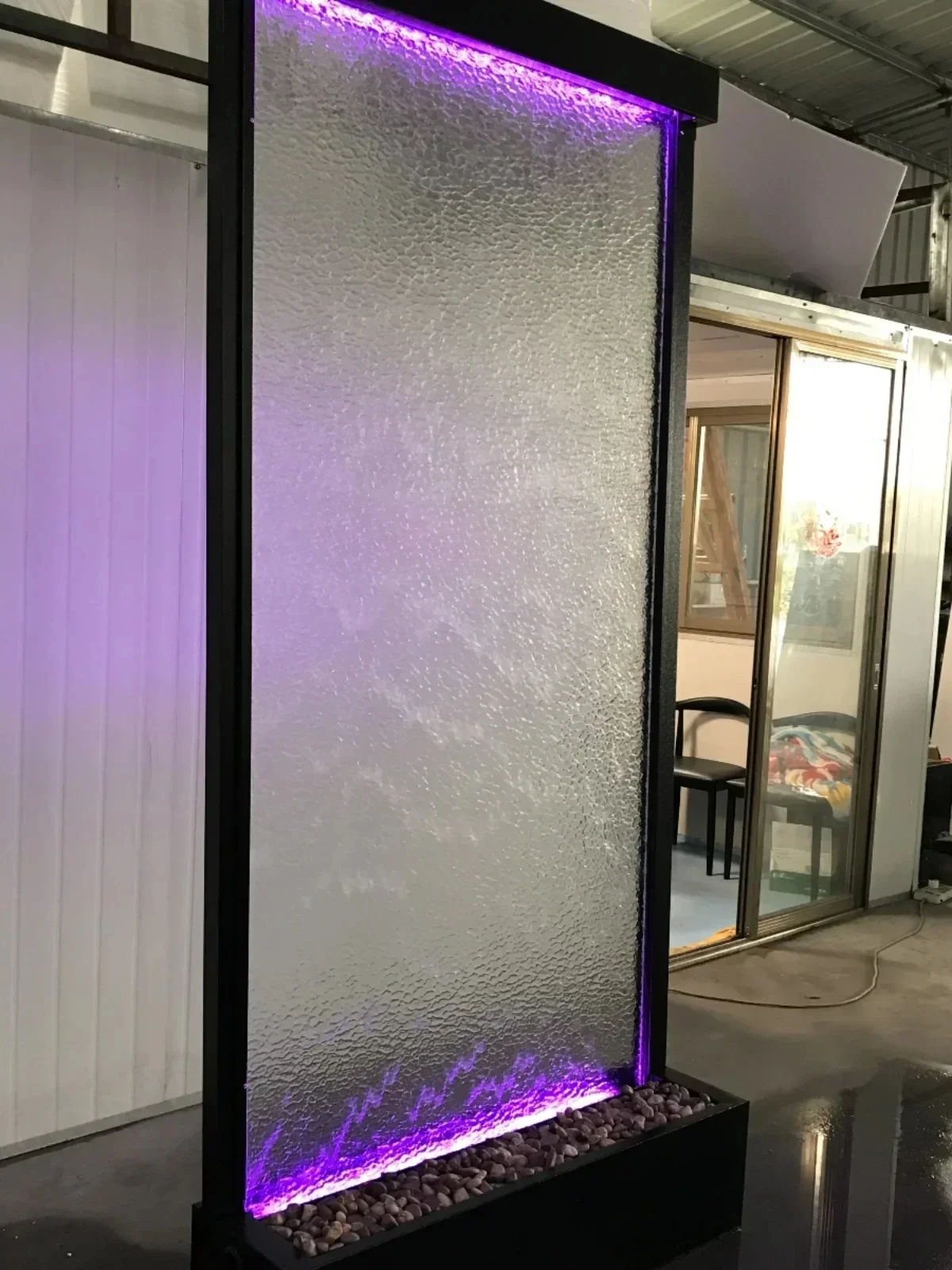 Стеклянная занавеска для воды настенный фонтан комнатные разделительные экраны