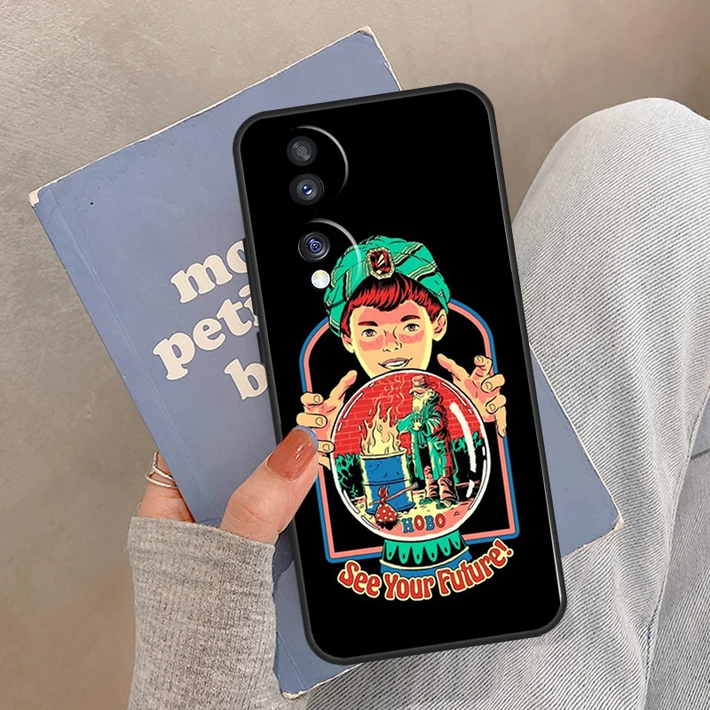 Фото Забавный чехол на Хэллоуин с Сатаной для Honor Magic 7 6 5 8 Pro, Honor Win RT X9d X9c X9b X9a X8c X8b 70 90 200 400 Lite №3