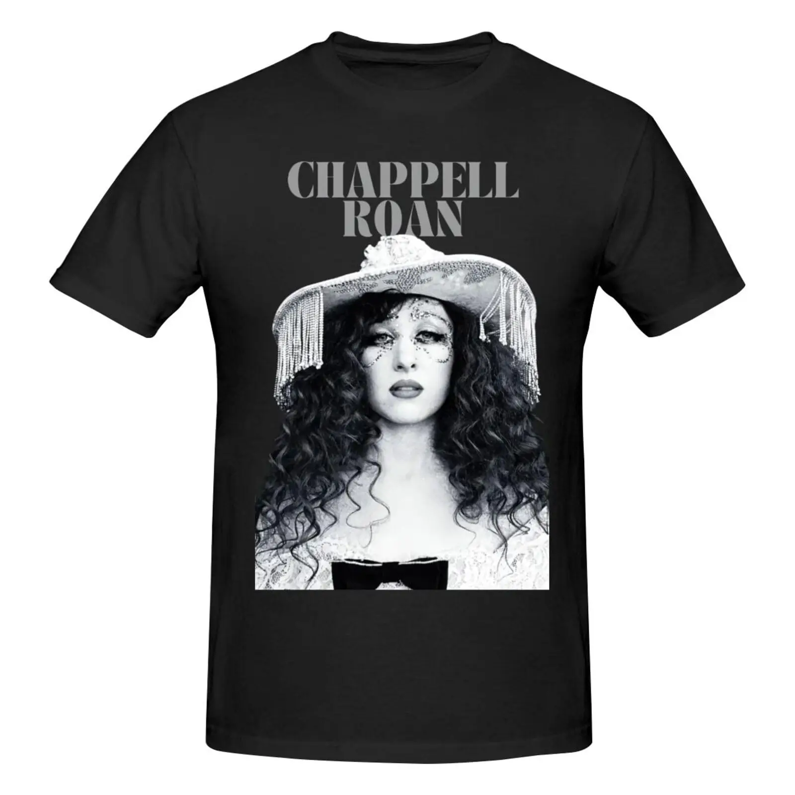 Мужская хлопковая мягкая ретро-футболка с круглым вырезом и коротким рукавом