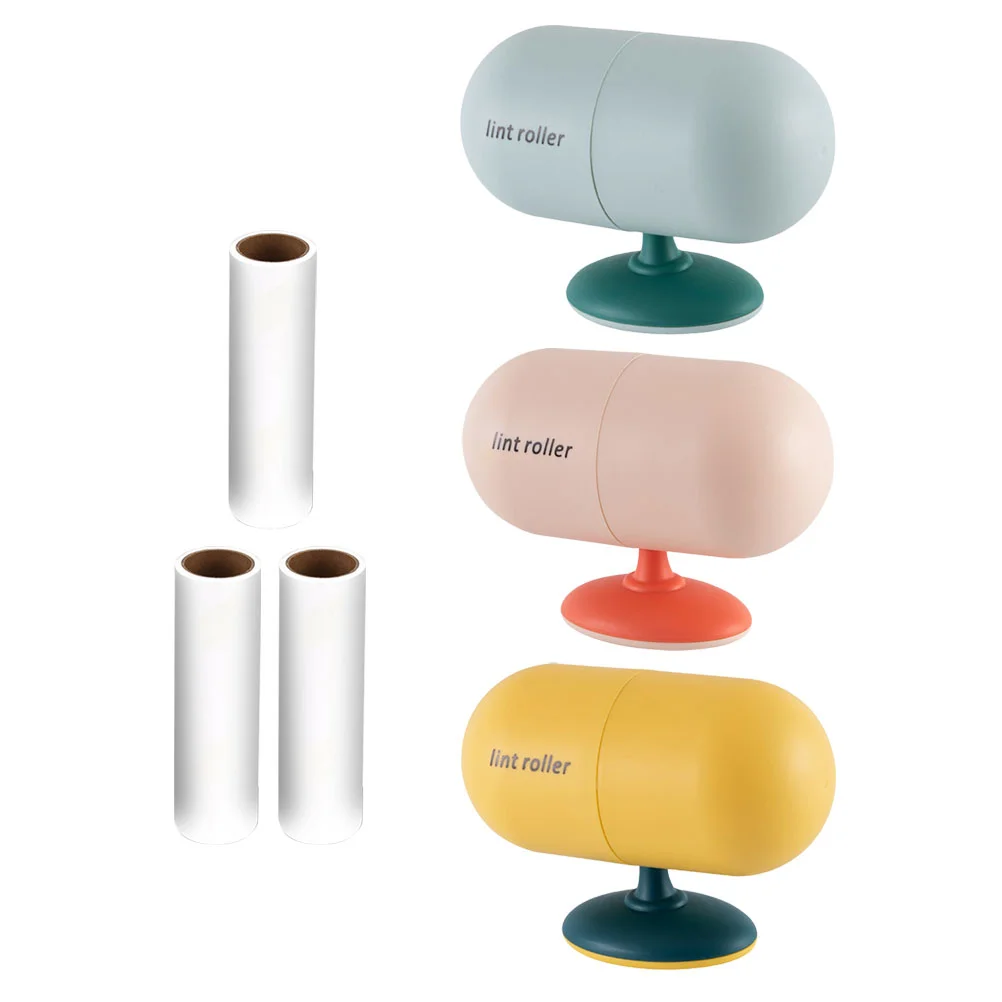 

Remover Pet Hair Roller Lint Brush Fur Tool Sticky Cat Dog Wool Portable Removing Cleaner Reusable Cleaning Adhesive Carpet