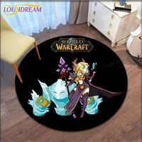 world of warcraft round carpet game world of war for the horde round mat bedroom doormat non slip mat cartoon gifts cosplay