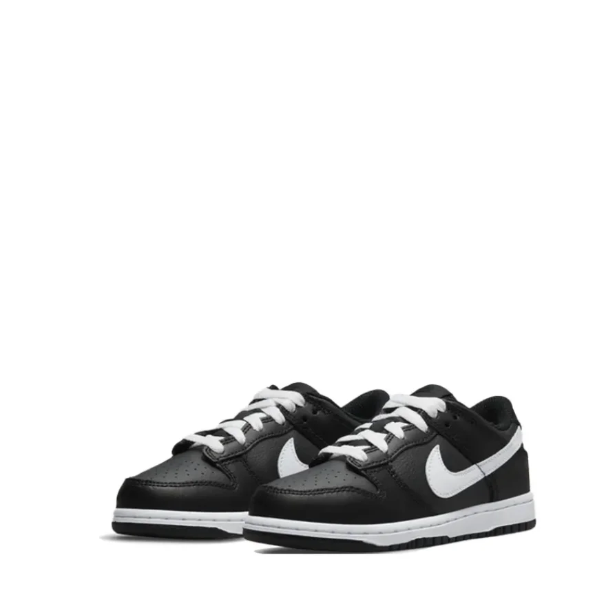 Nike Dunk Casual Нескользящие износостойкие низкие кроссовки черно-белые для детей и