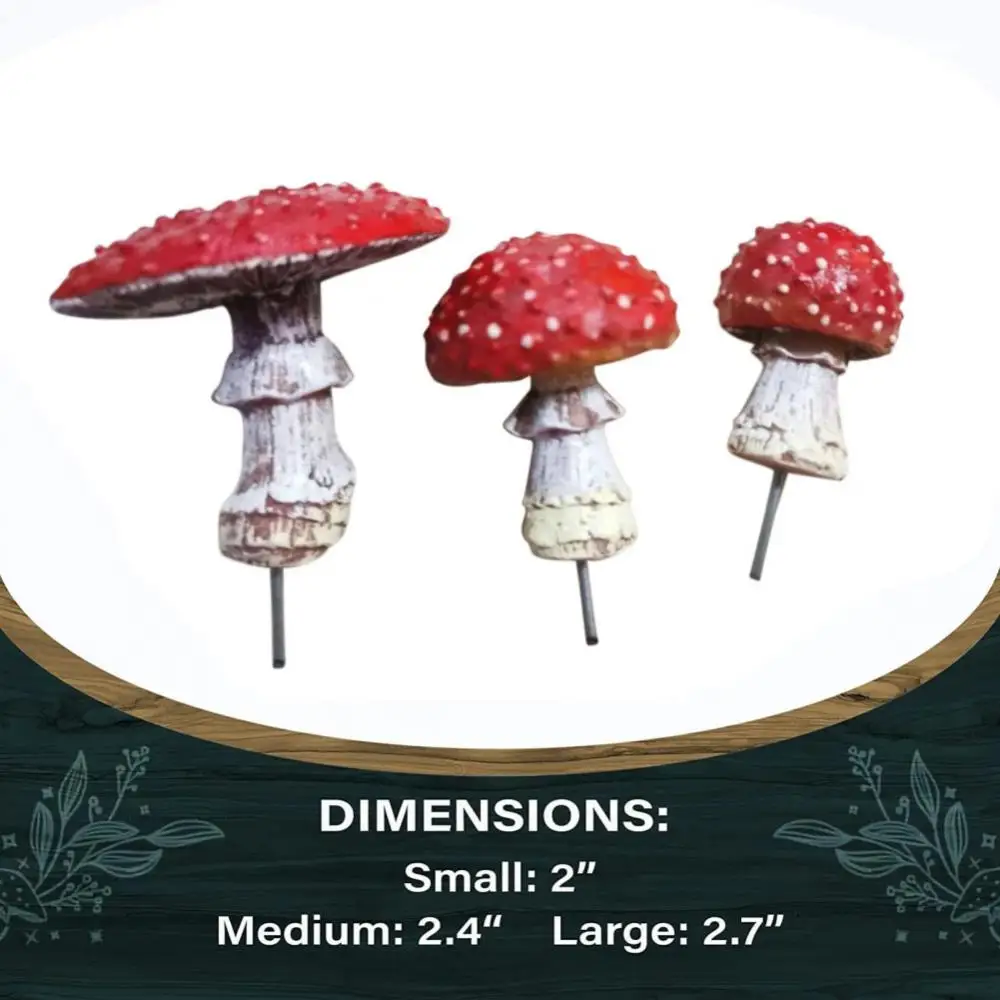 

Mini Mushroom Glow In The Dark Resin Crafts Fairy Garden Miniatures Garden Ornament Terrarium Figurines Decor Dollhouse