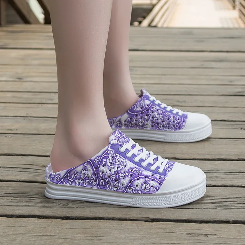 Женская Повседневная Обувь На Плоской Подошве Дышащая Летняя Модная Удобная