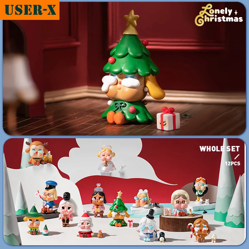 USER-X Crybaby Lonely Christmas Series Blind Myster Box Kawaii Anime Action Doll Figure Toy Cute Girl Birthday Gift Lovely Child