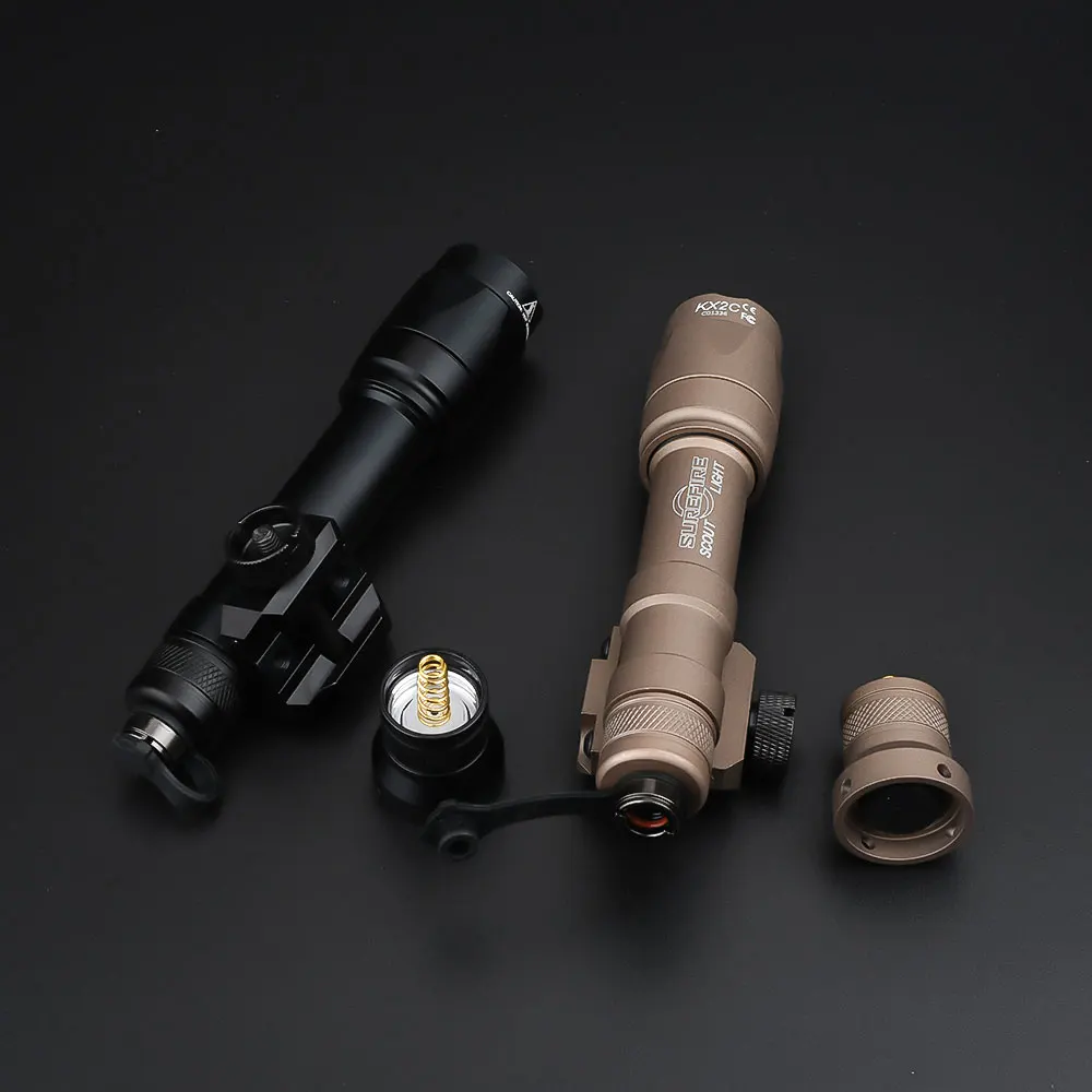 Airsoft Surefir M600 M600C Weapon Light Outdoor Hunting Tactical Rifle Scout 340lumens Flashlight Fit 20mm Picatinny Rail | Спорт и