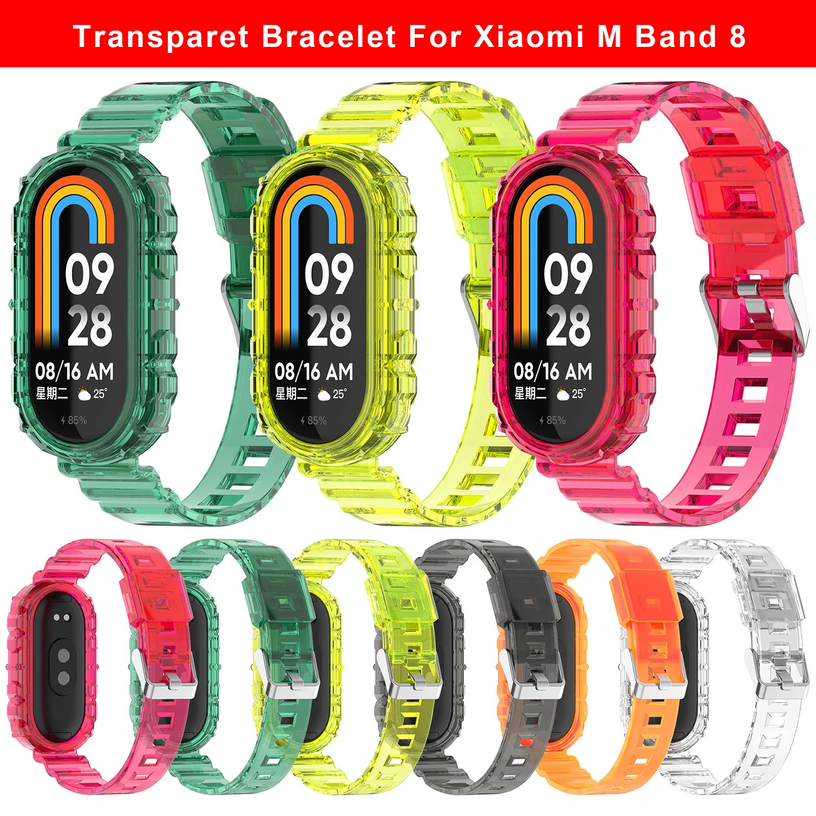 Silicone Strap For Xiaomi Mi band 8 3 4 5 6 7 Sport Smart watchband Bracelet for Xiaomi band 8 miband8 NFC Strap Wristbands