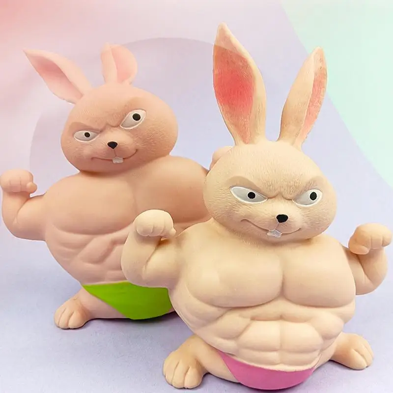 

Fidget Rabbit Toy Squishy Anti Stress Sensory Squeeze Toy Flexible Ornament Unique Cute Bunny Christmas Birthday Gift For Kids