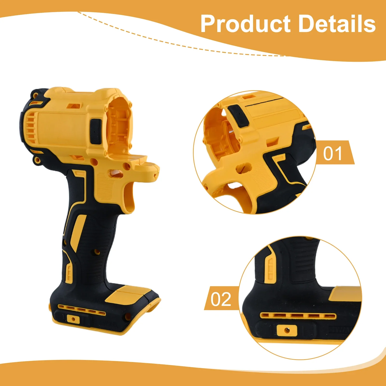 1 шт. корпус для перфоратора DCD777C2 DCD777 DCD778 DCD7771