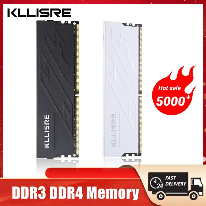 Kllisre DDR3 DDR4 4GB 8GB 16GB Memory Ram 1600 1866 2666 3200 MHz Desktop Dimm Non-ECC