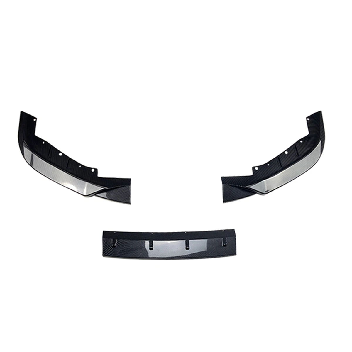 

3PCS Front Bumper Lip Splitter Kit Diffuser Spoiler for -BMW 5 Series G30 Early Stage 2017-2020 525I 530I Carbon