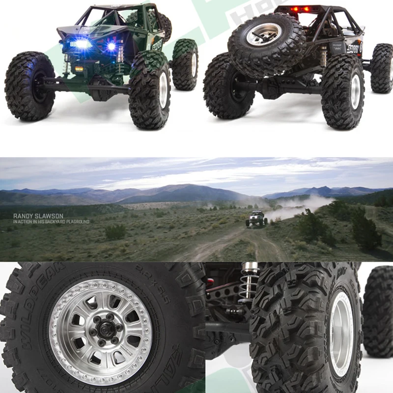 Фото Осевой RR10 AXI03016 4WD RTR 2,0 2,4 ГГц 1/10 радиоуправляемая электрическая модель автомобиля с дистанционным управлением №5