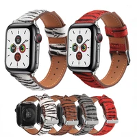leather strap for apple watch 45mm 41mm 44mm 42mm 40mm 38mm women bracelet wristband for iwatch series 7 6 5 4 3 se correa band
