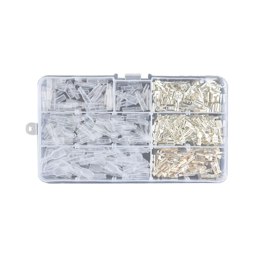 

Изолированный Штекерный соединитель для проводов 2,8/4,8/6,3 мм, электрические обжимные клеммы, контактные разъемы, набор в ассортименте