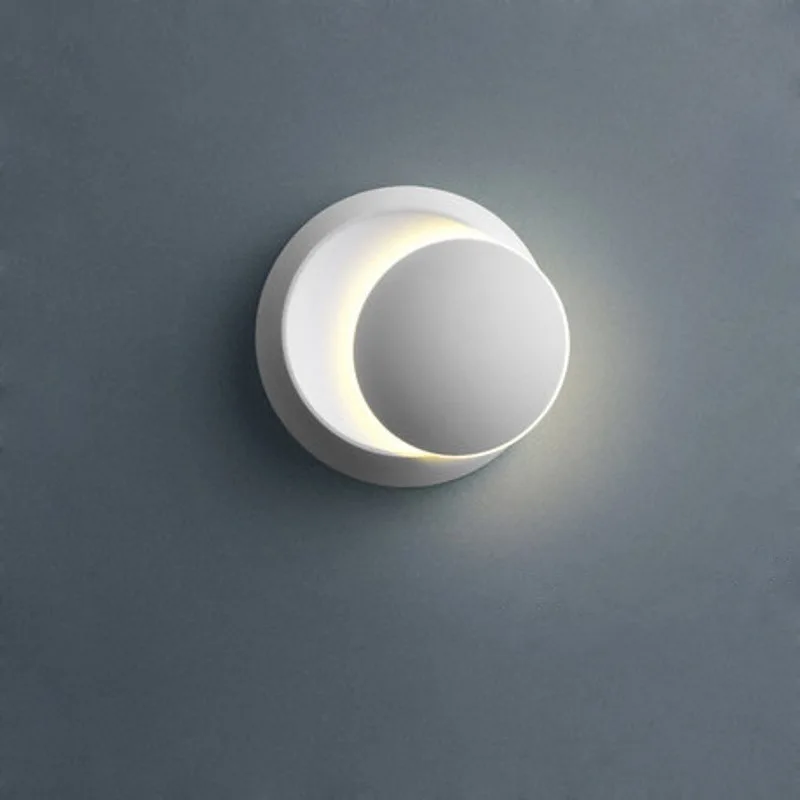 

Modern minimalist lighting fixtures bedside lights bedroom living room staircase hallway wall lights LED crescent wall lights