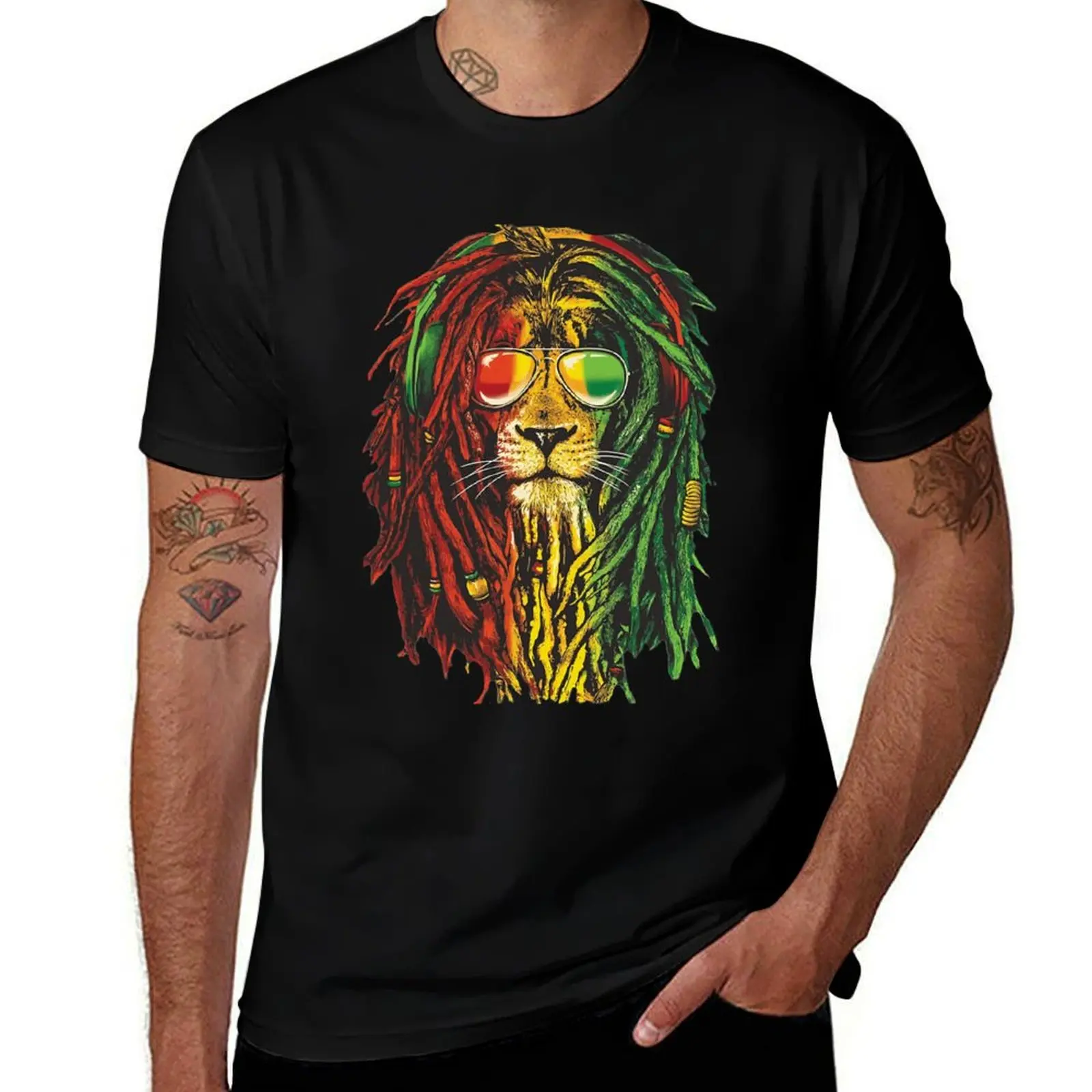 Потрясающий дизайн Bob Marley забавная мужская футболка Rasta Lion женская Who Love милая