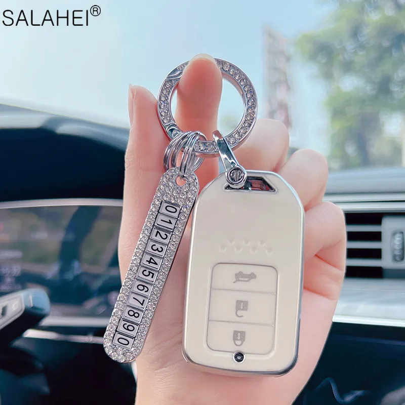 

Мягкий чехол для автомобильного ключа из ТПУ для Honda Crv Fit Xrv Crider Vezel Jade Spirior 9 Accord 3 защитный чехол для ключей автомобильные аксессуары