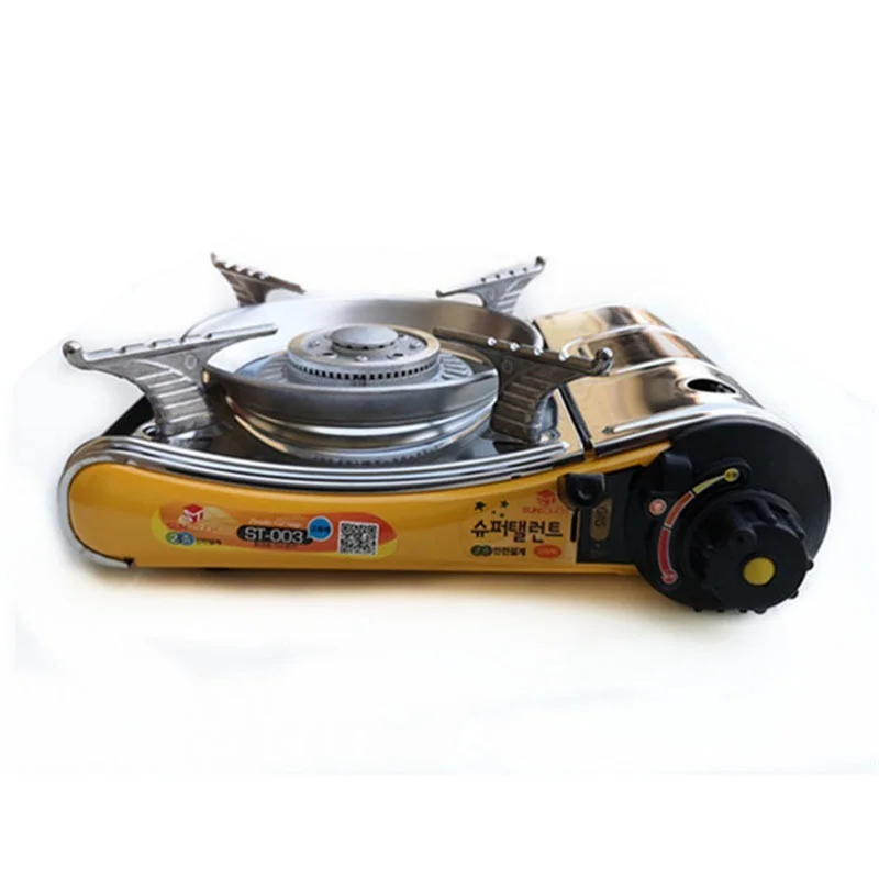 

Cassette Stove Outdoor BBQ Grill Portable Gas Household Stove Korean Gas Stove Camping Barbecue Stove Gas Furnace Tool