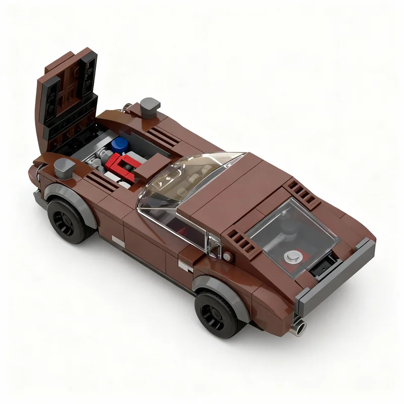 Фото 331 шт. MOC Fairlady 240Z Nissan Datsun Street Custom City Champions Модель строительных блоков Рождественский подарок Игрушка Конструктор DIY №4