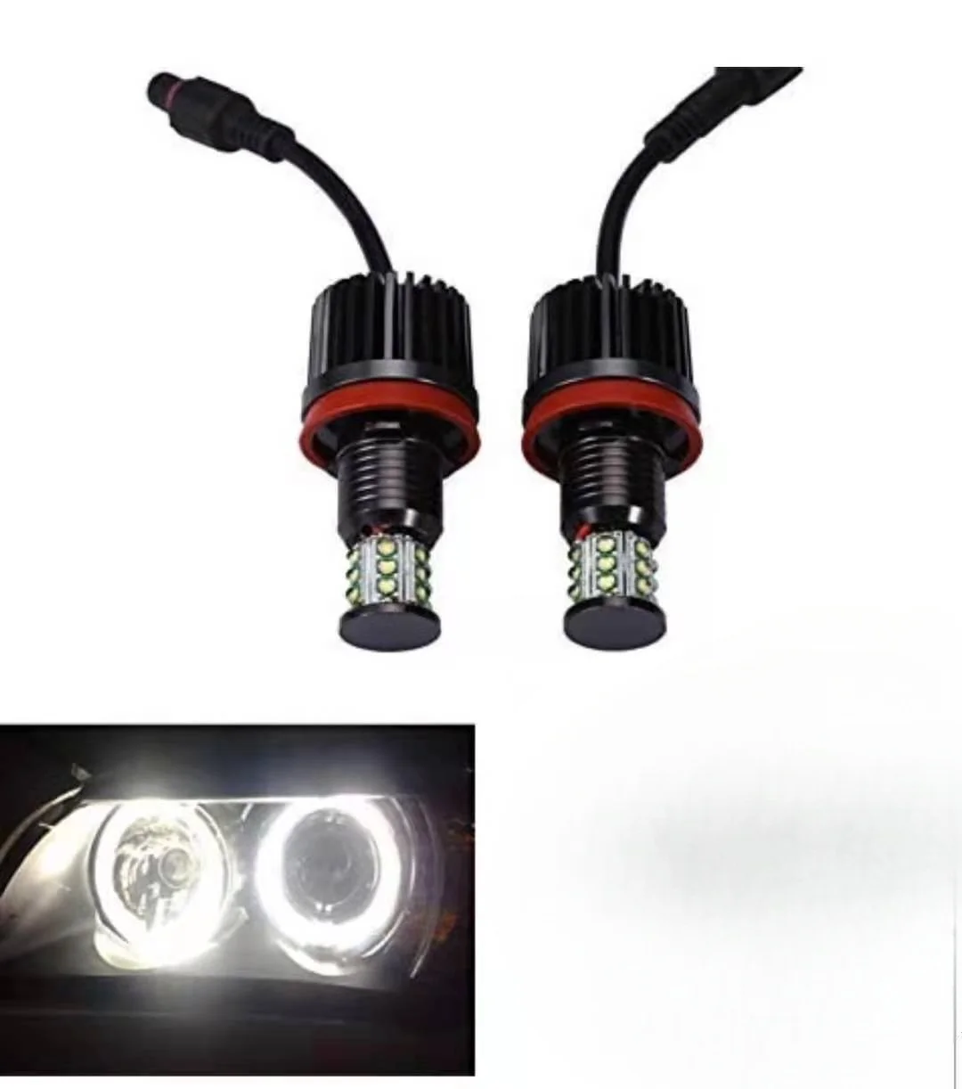 

Bowenx LED Angel Eyes Halo Light Bulb H8 180W CREE LED Marker Halo Light Xenon White для BMW E60 E61 E90 E92 E70 E71 E82 E89