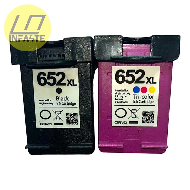 Совместимые картриджи Infaste 652XL замена для принтера HP Deskjet 1115 1118 2135 2136 2138 3635 3636 3638 3838