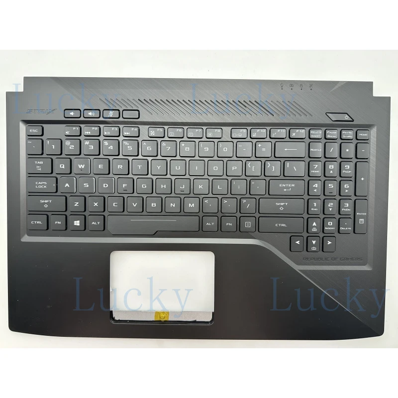 Фото Крышка для подставки под запястья Asus с клавиатурой (3BBKLTAJNG0) для ROG Strix GL503GE-ES73, класс A №1