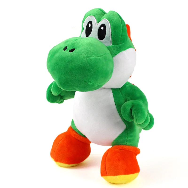 

28cm Cartoon Super Mario Large Green Yoshi Plush Doll Toys With Tag Soft Dragon Doll
