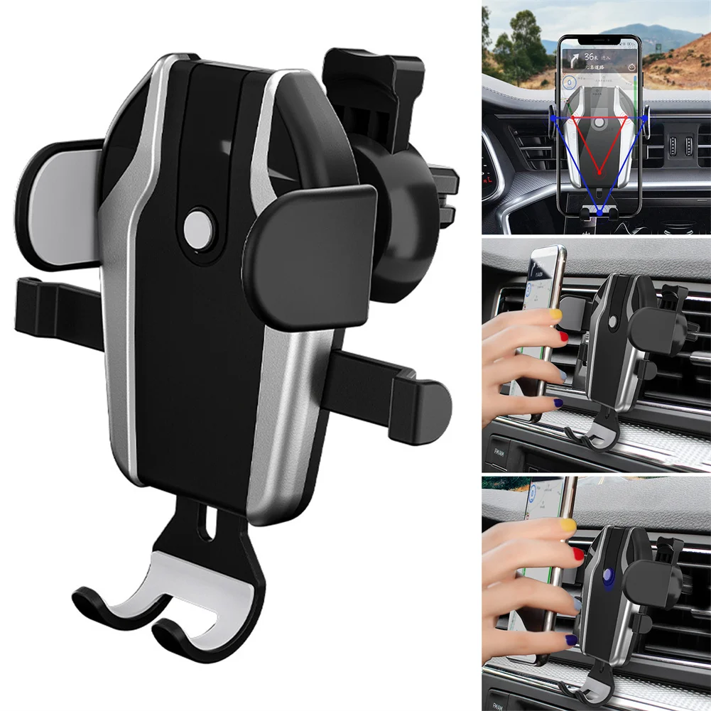 

Universal Car Air Vent Holder Dash Mount Stand Accessories Arm Opening 64MM-91MM For Cell Phone GPS Holder Interior Equippments