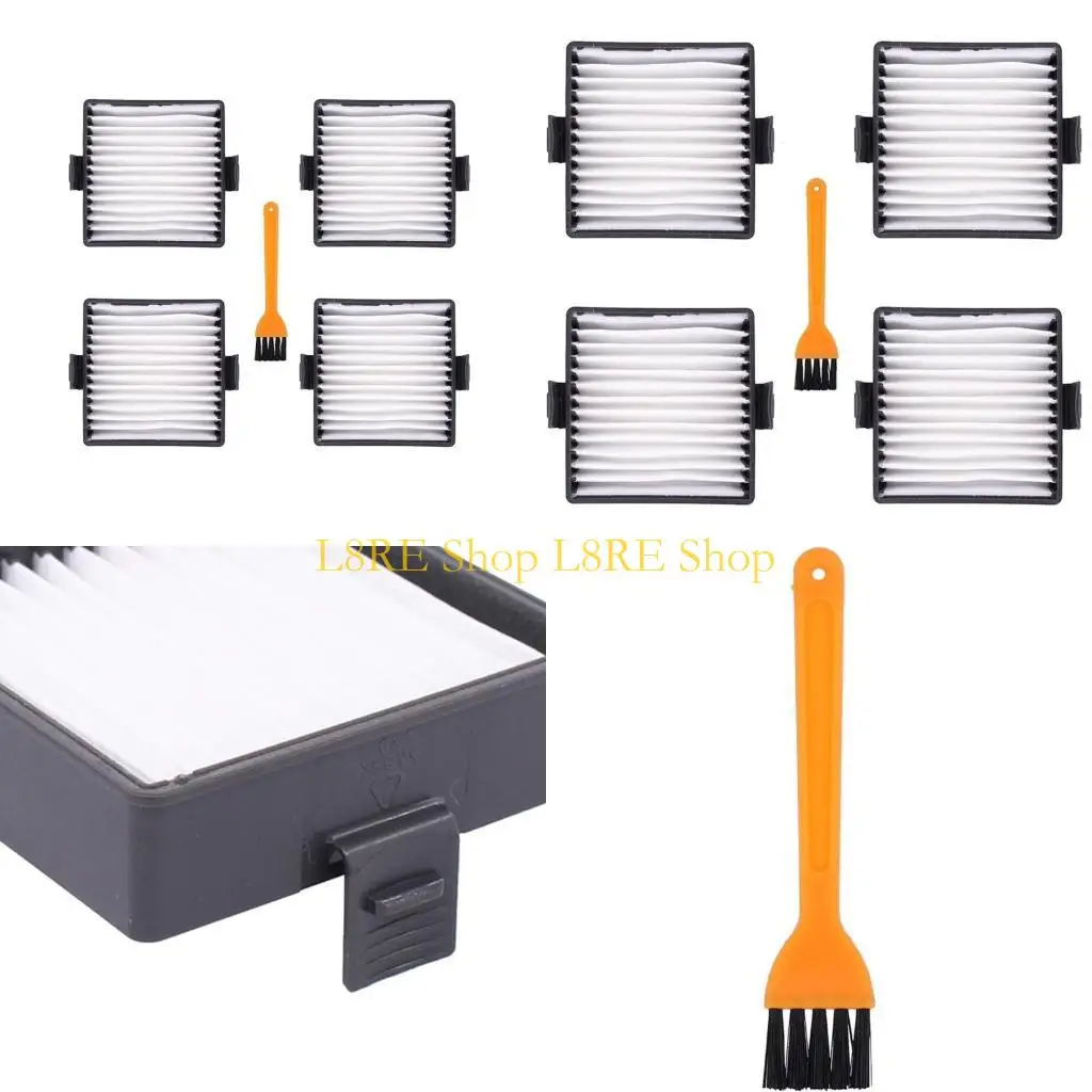 Фото L8RE 1 SET SET вакуумный пылесковый фильтр для коллекционера для P712 P713 P714K FILTER FILTRE 4PCS Замена с помощью кисти №1