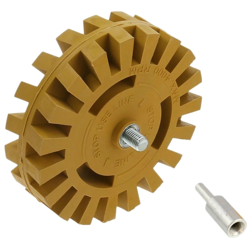 

Car Cleaning Care Pinstripe Decal Eraser Wheel Pad Rubber Disk Pneumatic Car Decals Sticker Remover Remove Tools