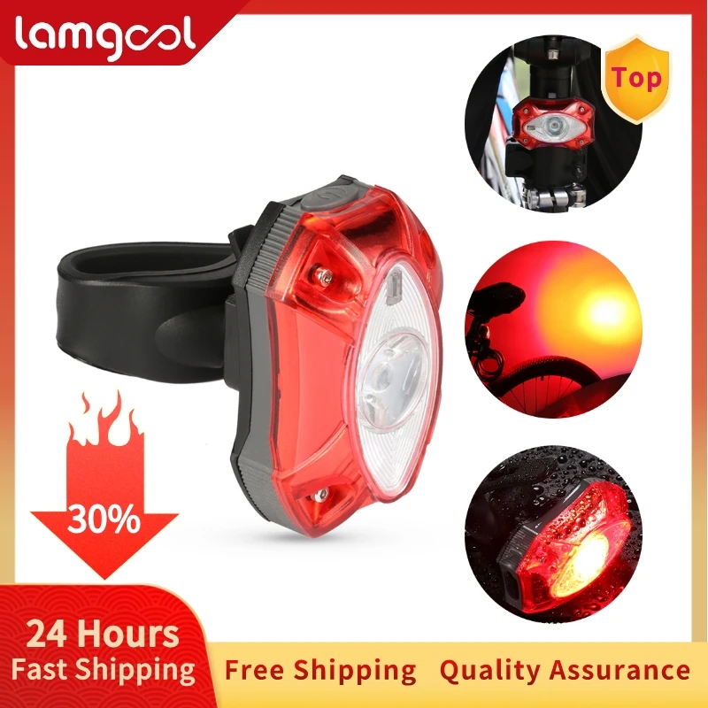 

3W Usb Rechargeable Rear Back Bicycle Light Rain Water Proof Led Bycicle Light Safety Cycling Bike Tail Lamp Taillight Hot Sale