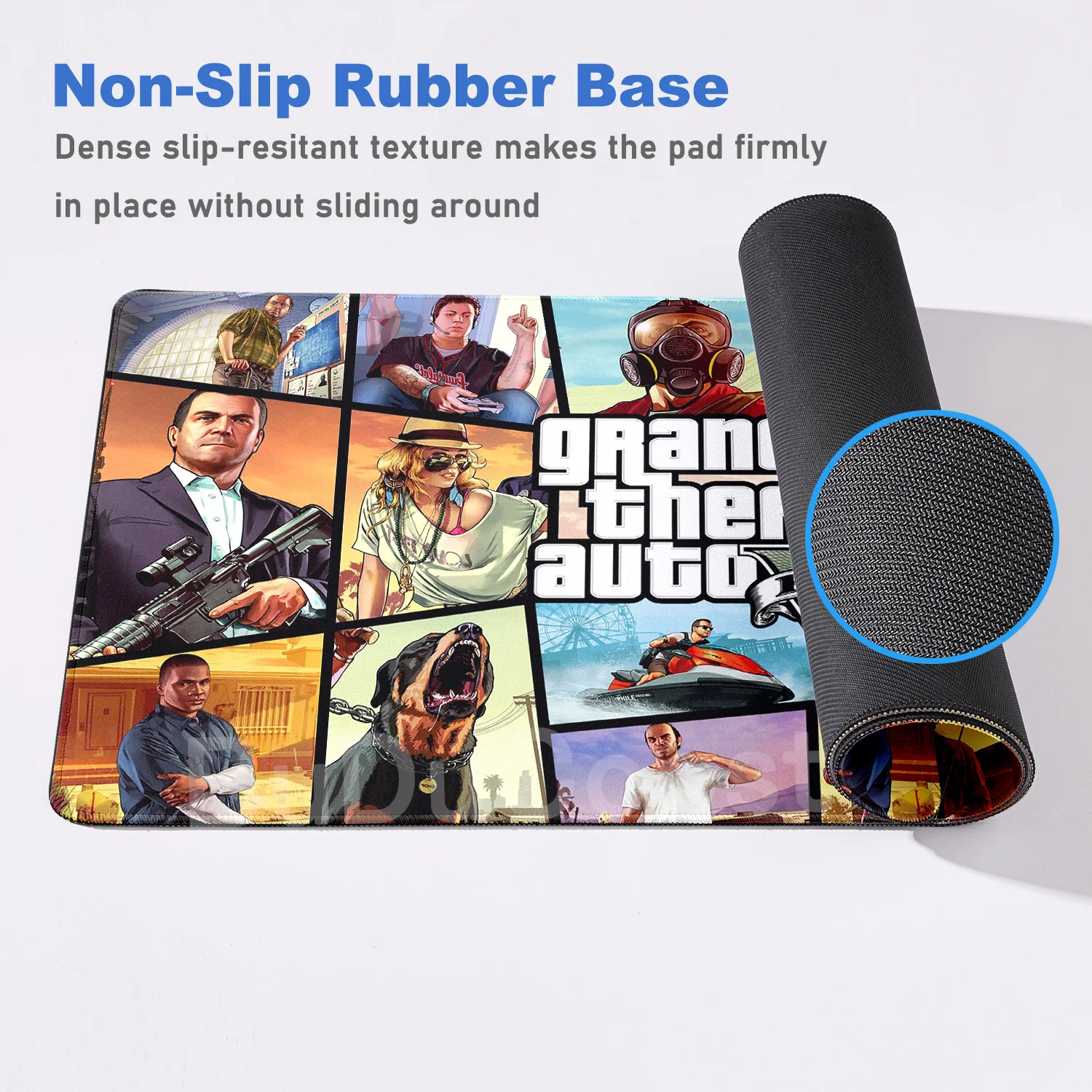 Игровой резиновый коврик XXL HD Настольный для клавиатуры компьютера большой