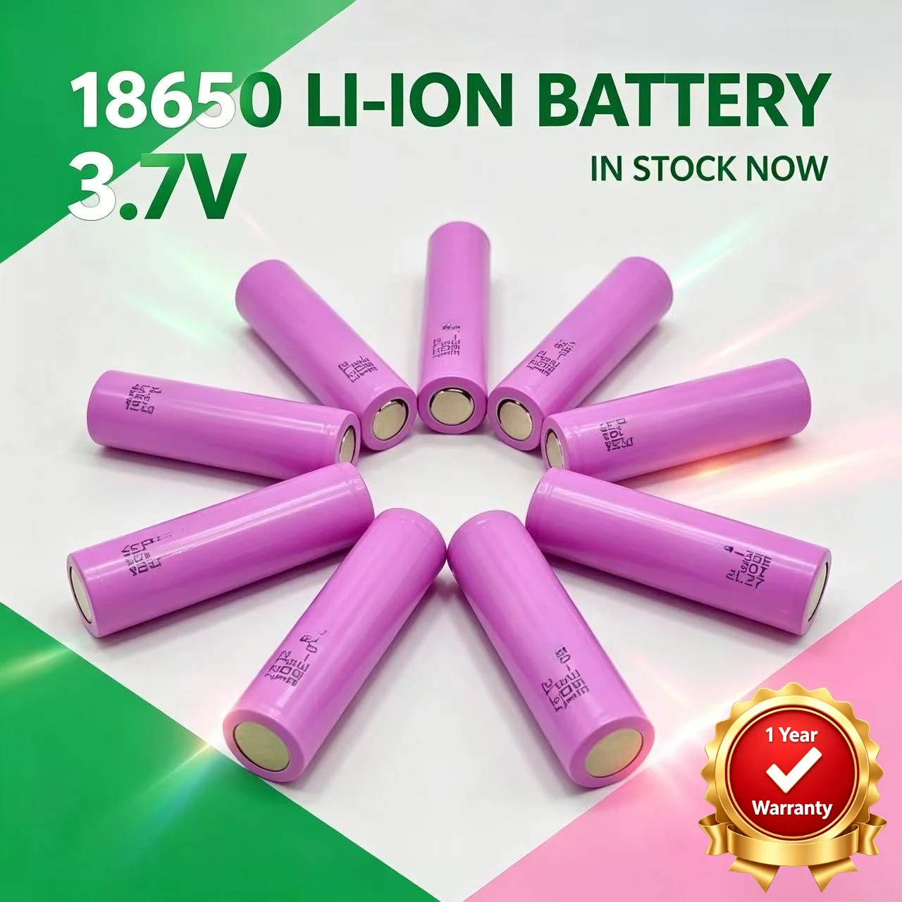 Фото Литиевая батарея 3.7V INR18650-35E с защитой от термического разряда, долговечная, 25А, стабильный разряд, для аварийных солнечных ламп №1