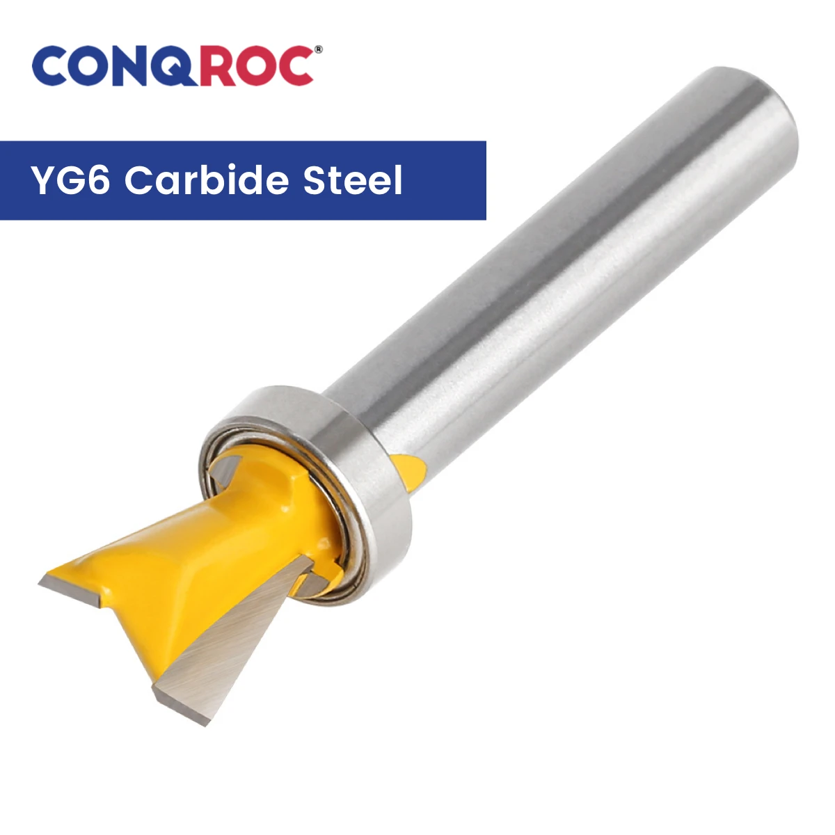 8 мм хвостовик ласточкин хвост фрезы с верхним подшипником карбида вольфрама
