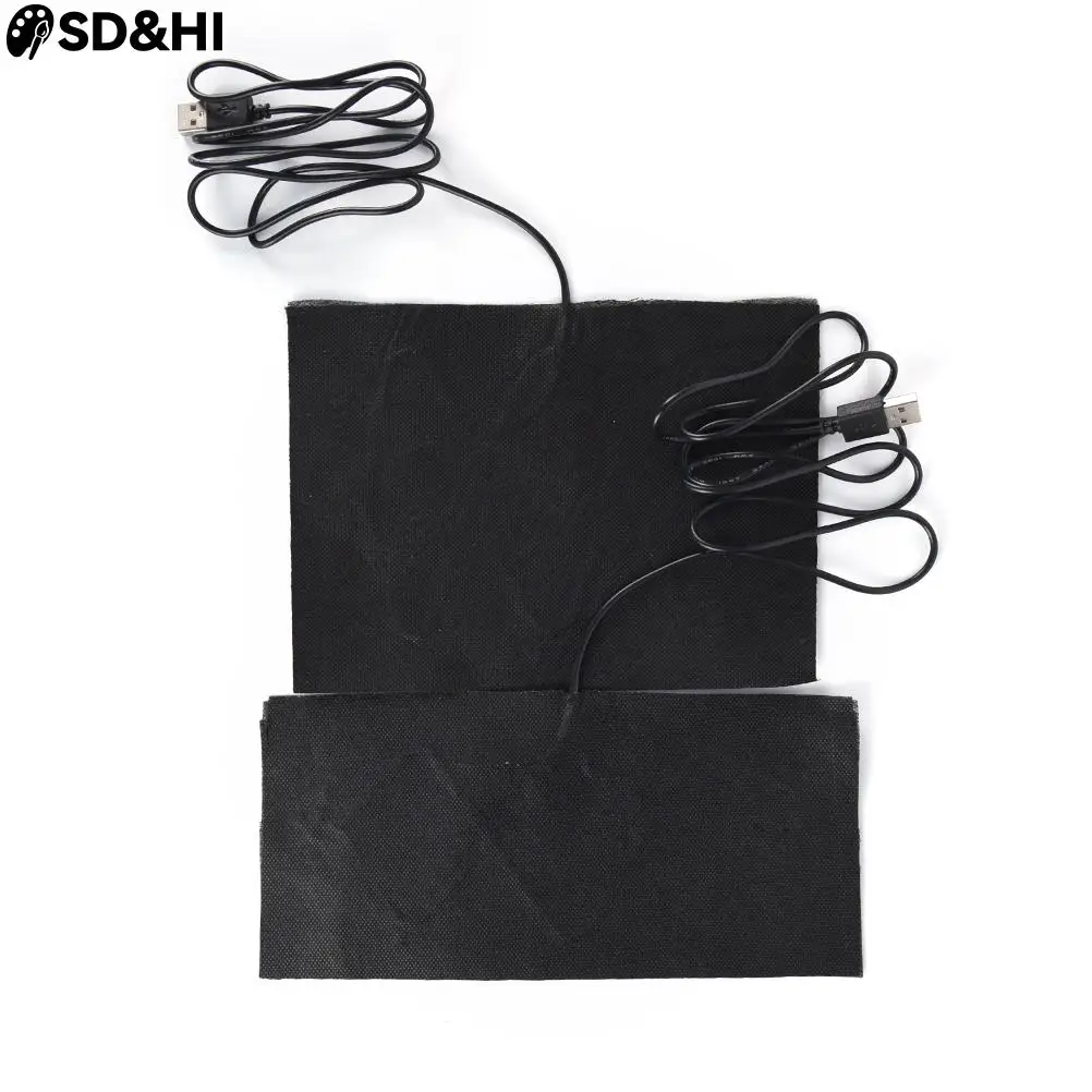 

JETTING Carbon Fiber Heated Pads USB Heated Jacket Coat Vest Accessories Warm Back Neck Fast-Heating Size S/M