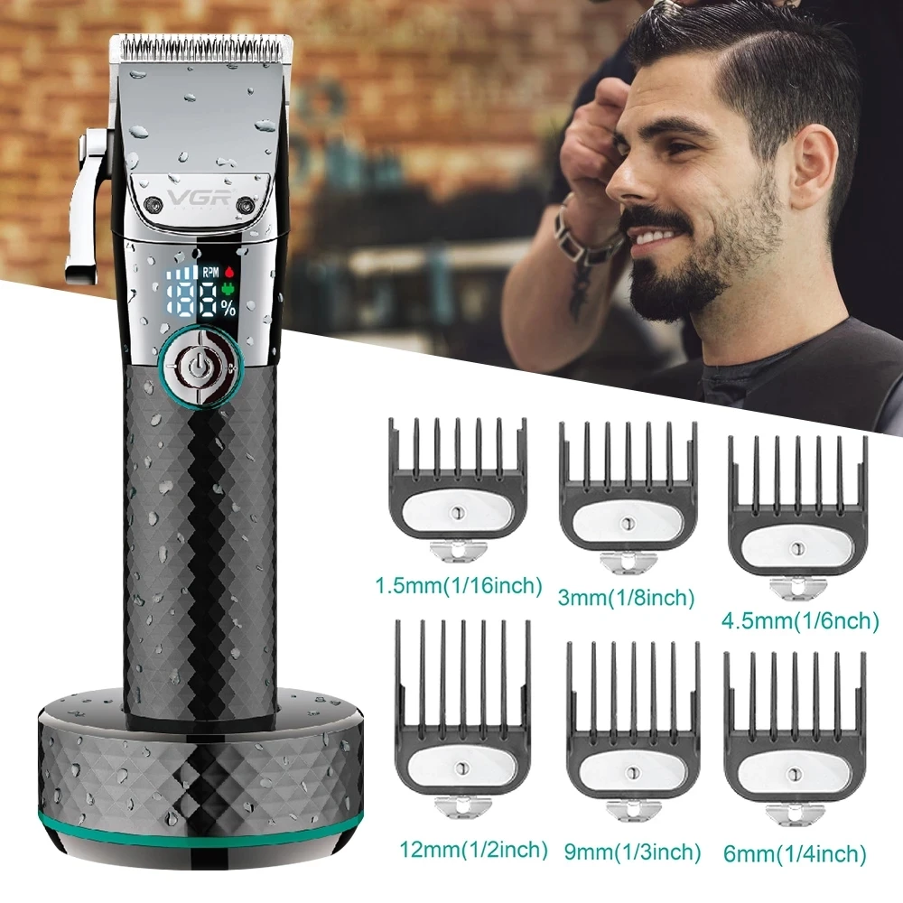 

Professional Hair Clipper Men's Barber Beard Trimmer Rechargeable Hair Cutting Machine Hair Trimmer For Men Shaver Haircuter