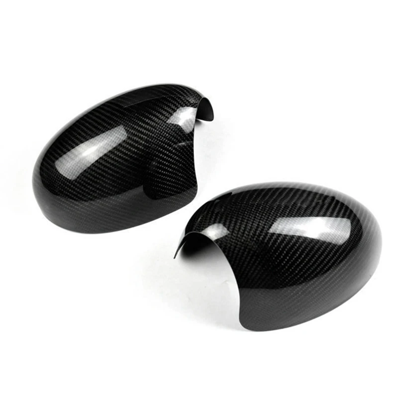 Автомобильная зеркальная крышка из настоящего углеродного волокна для BMW Mini Cooper