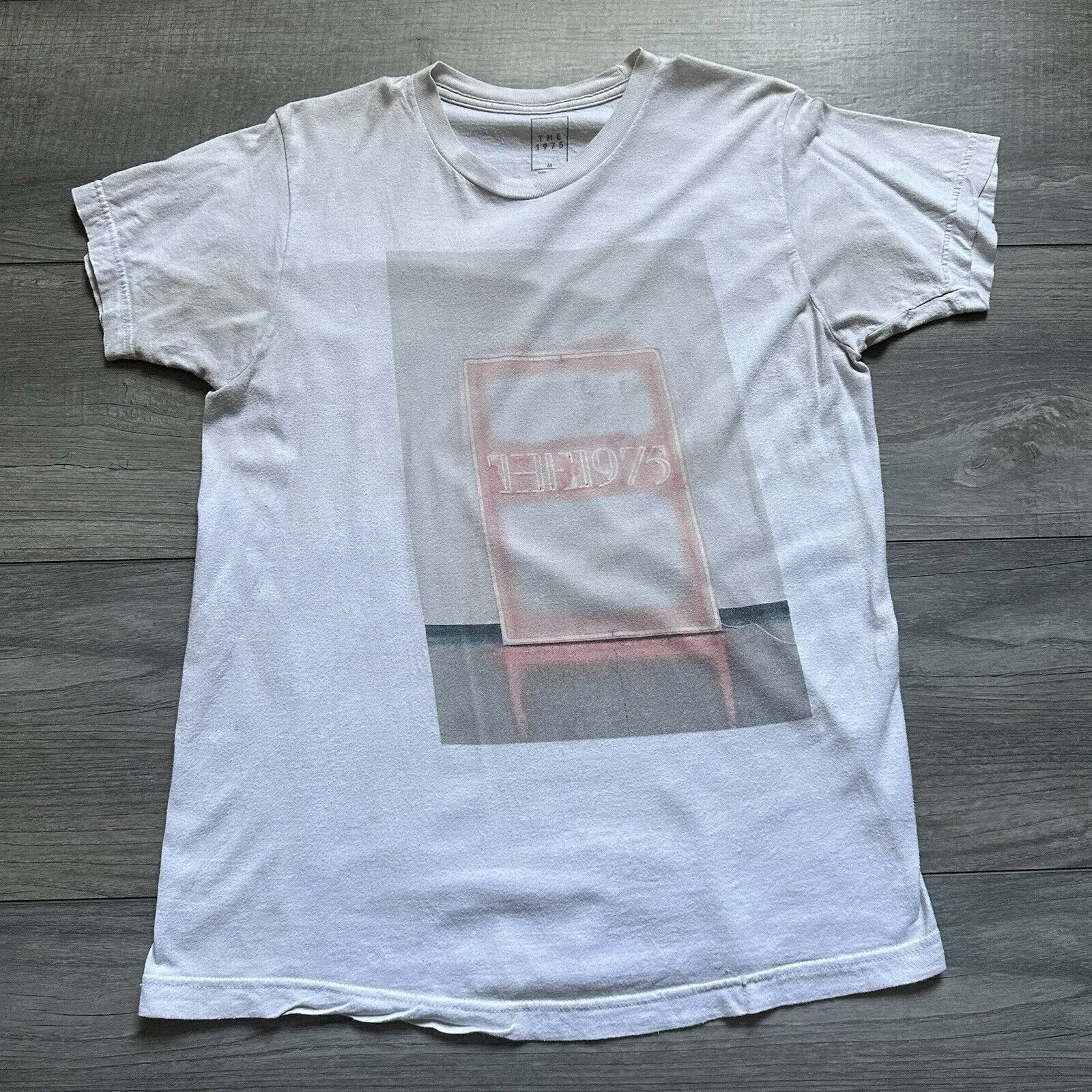 The 1975 Band T Shirt 2016 North American Tour концерт белый двусторонний Средний