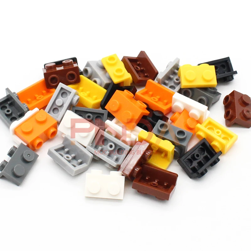 20 шт. детали MOC Bricks 99781 кронштейн 1x2-1x2 100 наборы моделей строительные блоки