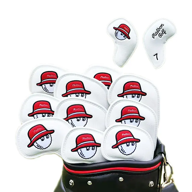 

New Golf Irons Cover Irons Clubs PU Leather Golf Headcover Golf Accessory