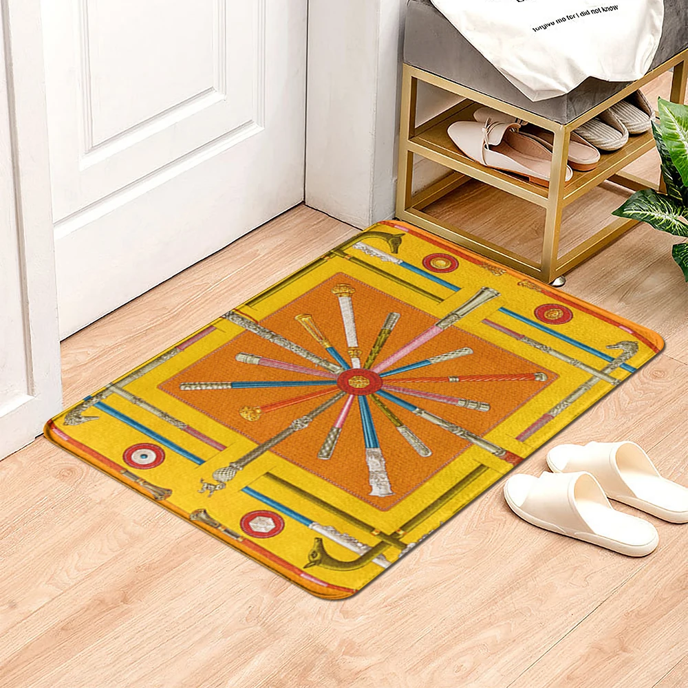 

Коврик для ванной комнаты, маленький коврик для душа, декоративный Впитывающий Коврик для ног, коврик для входной двери, кухонный коврик, ко...