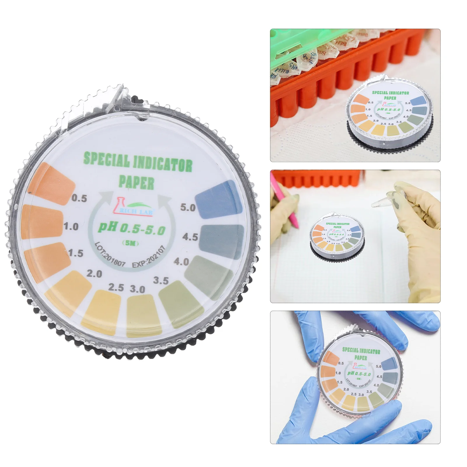 

Ph Test Paper Water Strips Soil Testing Monitoring Balance Roll Tool 0.5 5.0 Litmus Tank Tester Pet Liquids Quality Urine Saliva