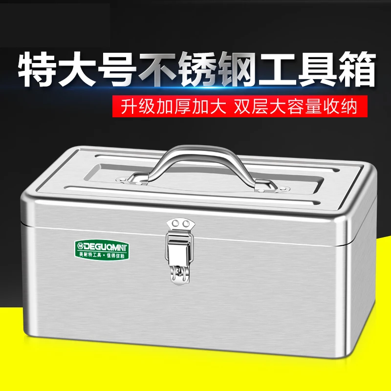 Insurance box Stainless steel tool Storage box suitcases Portable designer luggage bag suitcase carry on luggage poker chip case