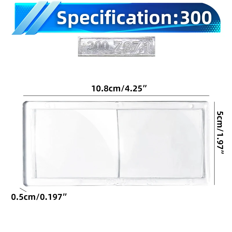 

Сварочная линза 2x4.25 дюйма для шлема