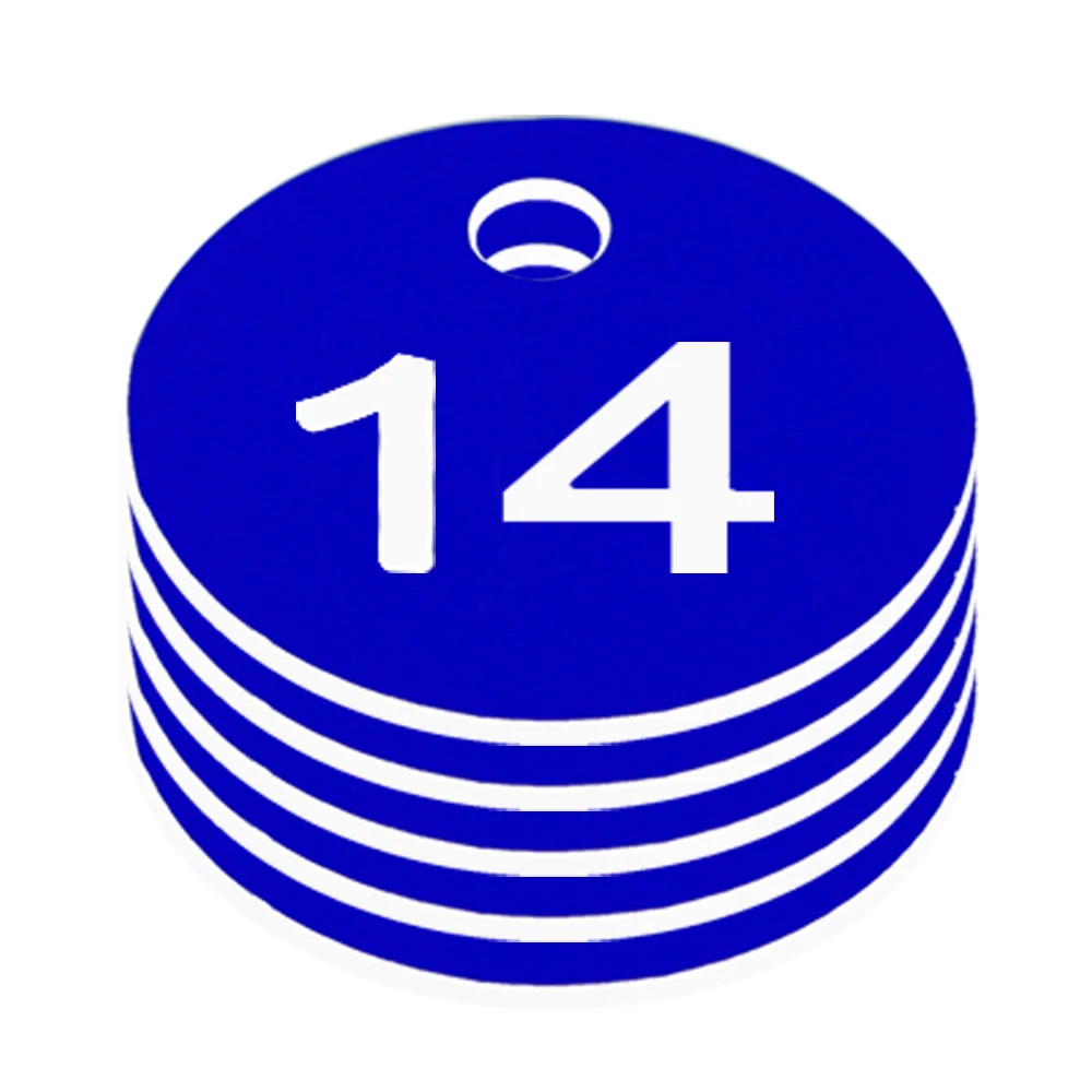 

Цветные круглые номерные этикетки для сада