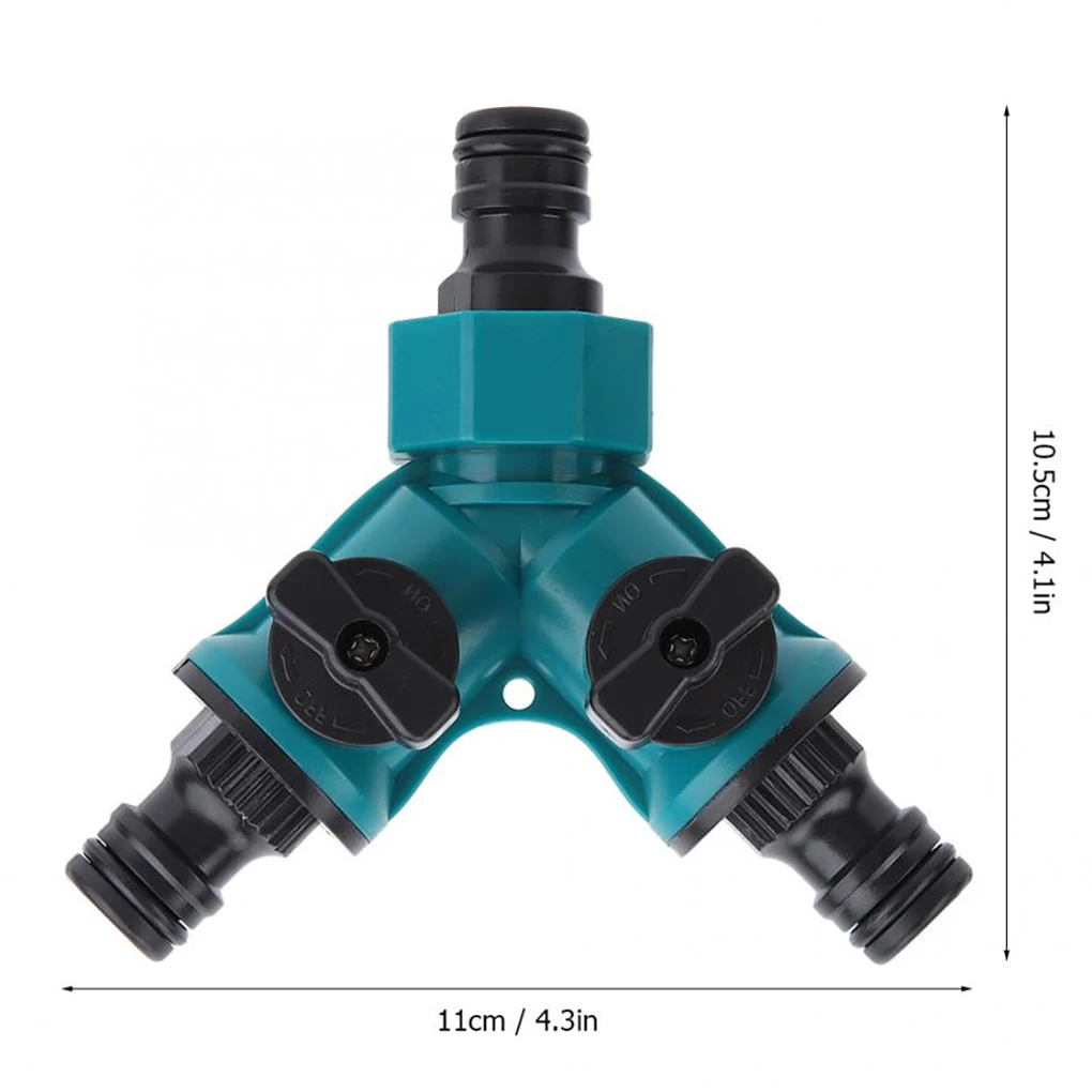 

2-way Y Shape Garden Faucet Irrigation Pipe splitter 1 2 3 4 to 5 8 1 4 Female Water Divider Irrigation Valve Quick Connector