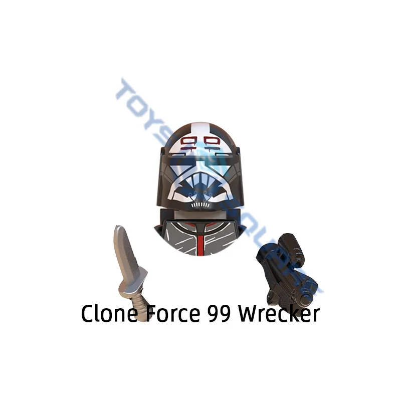 Конструктор The Clone Trooper Force 99 эвакуатор Crosshair Hunter Tech Rex Commander Коди Джесси модель