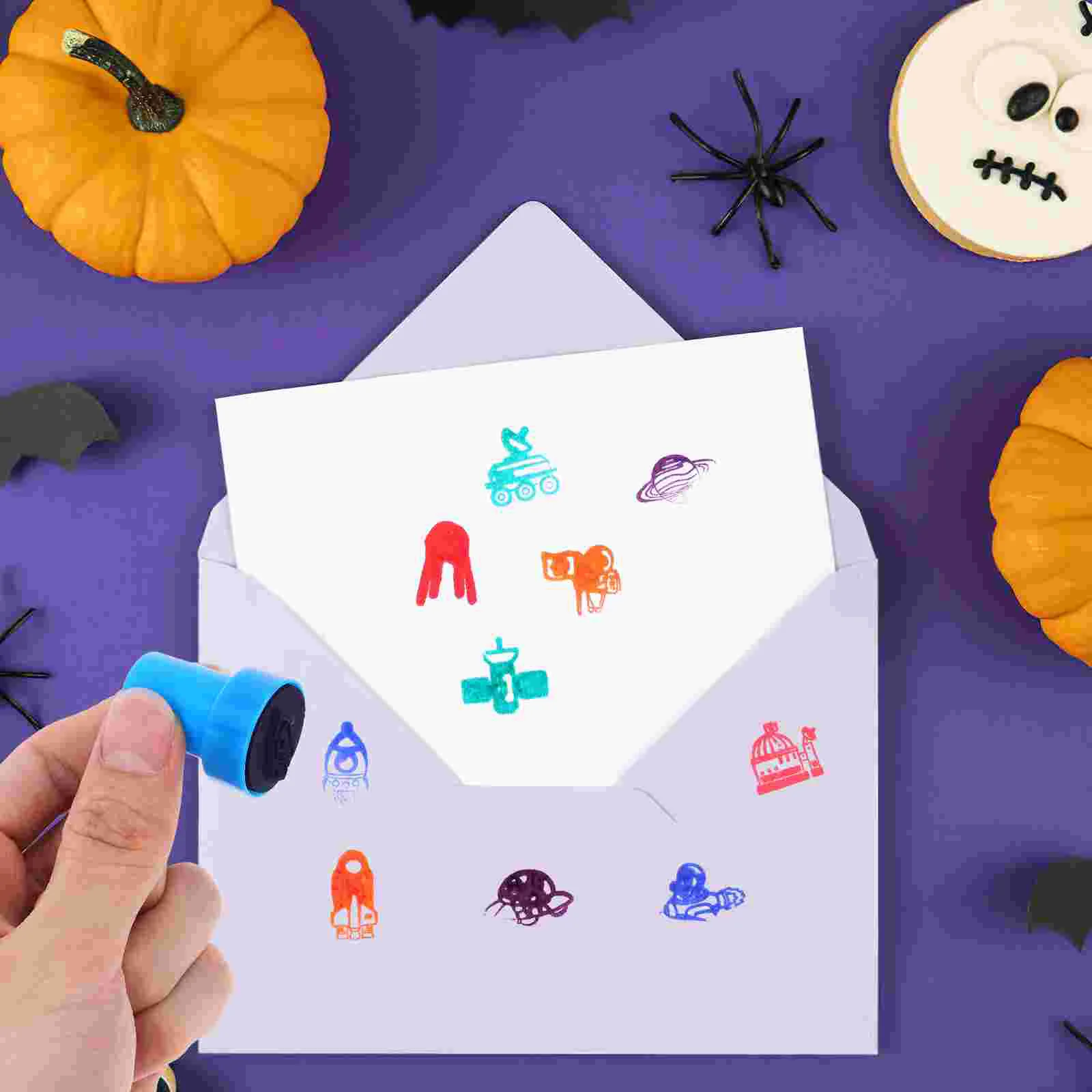 10 шт. штампы космическая Вселенная печать внешние пластиковый декор сувениры для